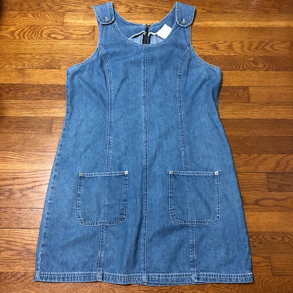 TAPEMEASURE Dresses & Skirts - Vintage TAPEMEASURE Denim Overall Dress Large
